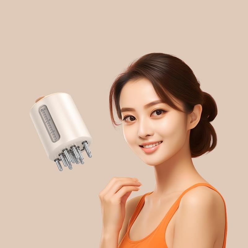 Electric Intelligence Scalp Massage Brush Applicator Hair Care Essential Oil