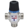 Thermostatic Mixing Valve, Threaded Tee Brass Mixing Valve 35-60℃ 95-140℉)