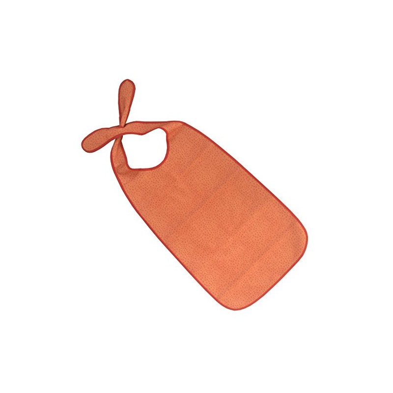 PFLEGE POINT® Adult Clothing Protector Waterproof Apron with Buckle, orange