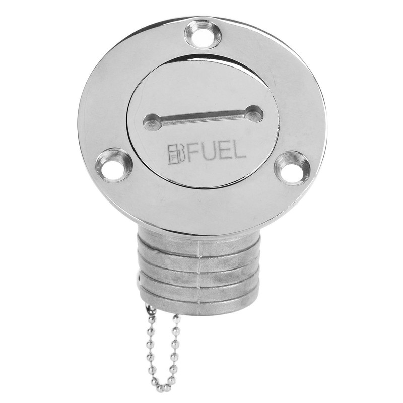 Boat Deck Filler with Key Cap Marine Stainless Steel Hardware