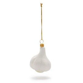 Sur La Table Garlic Glass Ornament