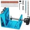 Pocket Hole Jig Kit with 3 Drill Hole for Carpentry