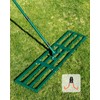 Forvenora Lawn Leveling Rake 45"x10", Yard Leveling Rake with Wall-Mount