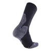 UYN Men's Trekking Cool Merino Sock, Black/Grey Melange, 45-47 EU