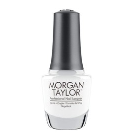 Morgan Taylor Nail Lacquer (Arctic Freeze) White Professional Lacquer, Vibrant, Chip-Resistant, Fast-Drying, Long-Lasting, High-Shine, Perfect for Manicures & Pedicure, 0.5 ounce.