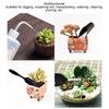 18pcs Succulent Plant Tools Set with Tea Spoon Curved Tweezer