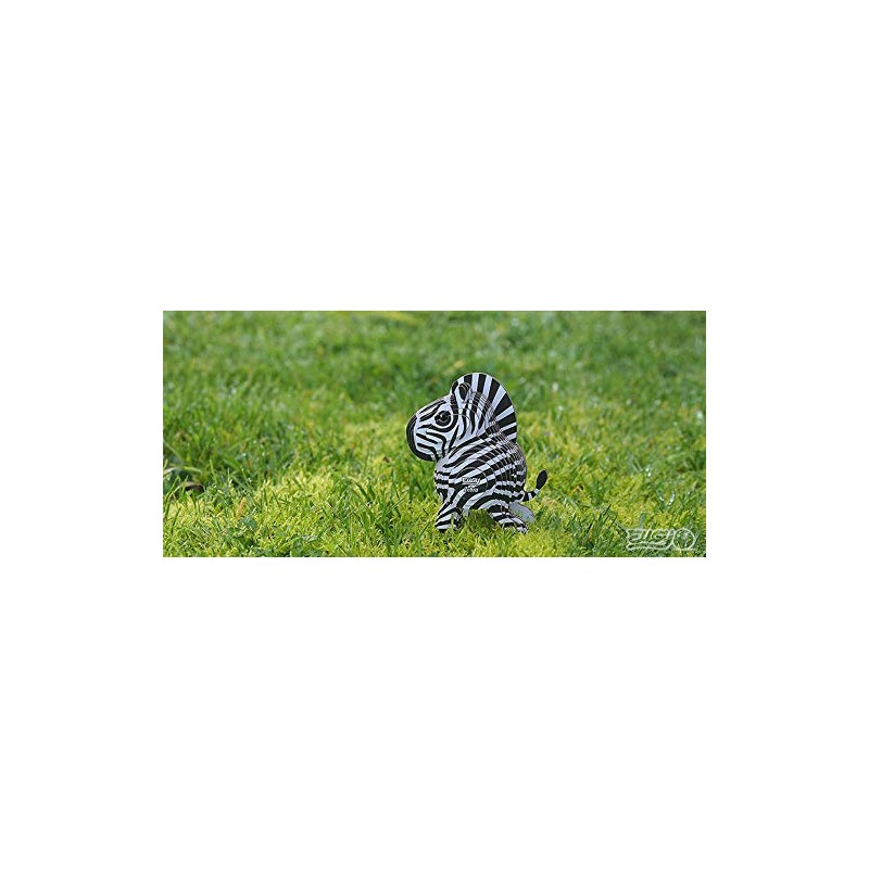Eugy 3D Model: Wild Animal/Zebra 6x4.3x6.8cm, in Carton, boxed, 6+