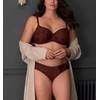 Panache Women's Tango Underwired Balconnet Bra, Nutmeg, 38HH US