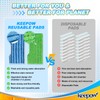 KEEPOW Reusable Replacement Pads Compatible with Shark Vac Mop VM252