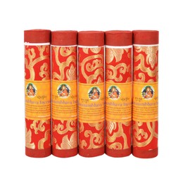 Bermoni Bhutanese Aromatic Incense Tibetan Meditation Joss Incense Sticks- Pack of 5 Padmasambhava Incense (FH-INS-1032PADM)