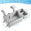 AROMUJOY Pool Storage Basket, Hanging Pool Side Basket, Multifunctional Pool