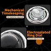 Maelifu Mechanical Kitchen Timer, Planet Stainless Steel Magnetic Timer Wind