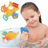 Nuby Starfish Ring Toss Bath Toy, Includes 3 Toss Rings