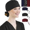 RVFRGRD 3 Piezas Gorros Quirurgicos Ajustable, Gorro Quirúrgico de Trabajo