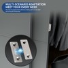 Beatyarmy 4Pcs Magnetic Door Catches，Ultra Thin Cupboard Door Magnets，Double Magnetic