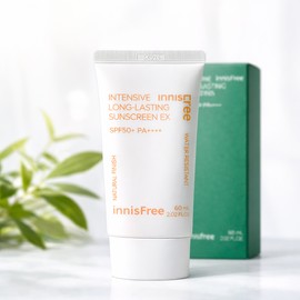 Innisfree Intensive Long Lasting Sunscreen EX 60ml (SPF50+) 2 units / 이니스프리 인텐시브 롱래스팅 선스크린 이엑스 60ml(SPF50+) 2개
