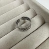 Sterling Silver 5mm Adjustable Laurel Crown Toe Ring/Rings/Band