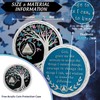 8 Year Sobriety Coin, Butterfly Tree of Life AA Chips