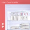 Nuliie 50 Pcs Breast Milk Storage Bags, 250ml BPA Free