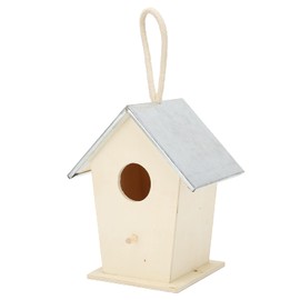 Voluxe Bird Nesting Box, Decoration of The Backyard Weathered Stain Birdhouse for Outdoor Garden Decorative Accessories
