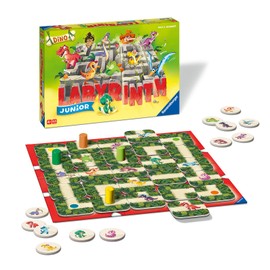 Ravensburger Dino Junior Labyrinth 22364 0 (Board Game, Analog Game, Dinosaur Game), Japanese Version, 4 Years Old and Up