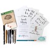 Wildflower Art Studio Brush Lettering Calligraphy Kit • Award-Winning Starter