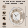 Aurowit Atomic Analog Wall Clock 14 Inch Battery Operated Wall