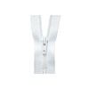 YKK Coil Zip, No. 501 White, 10 cm Length