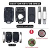 Funda De Repuesto Para Llavero Chevy Silverado Colorado Gmc Negro