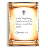 Genesis 1:1 Bible Verse Fridge Magnet (2.5 x 3.5 inches)