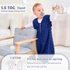 FIEMOL Fleece Baby Sleep Sack 0-6 Months, 1.5 TOG Cotton