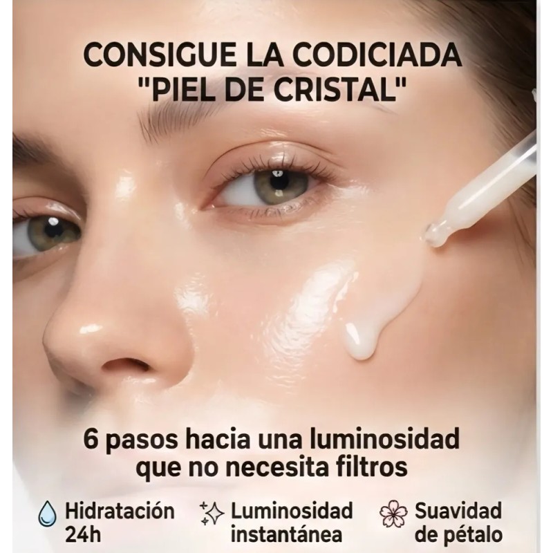 Kit Skincare Coreano 6 Pasos Glow Ácido Hialurónico Vogirlog