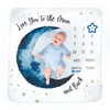 Lillian Rose to The Moon and Back Baby Milestone Blanket,