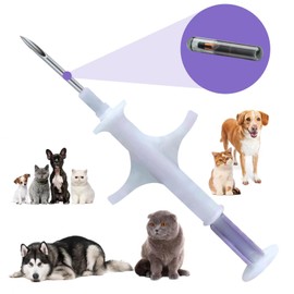 Manruta Dogs and Cats Microchips 2.12X12mm 12 Pack, Standard Size FDX-B ISO 11784/11785 Horse Pig and Animal Identification