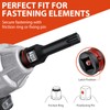GETLITOOL 8Pcs Impact Torx Bit Socket Set, 1/2" Drive S2