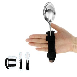 Edible Assistance, Self-help Support, Nursing Supplies, Spoon, Fork, Tableware, Cup, Multifunctional, Lightweight, Durable, Easy to Use, Anti-Slip, Adjustable, Elderly, Handicapped, Kids, Elderly, Supporting Tableware, Auxiliary Equipment, Everyday Supplies