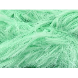 Lot of 8 Skeins Ice Yarns Faux Feather Hand Knitting Yarn Mint Green