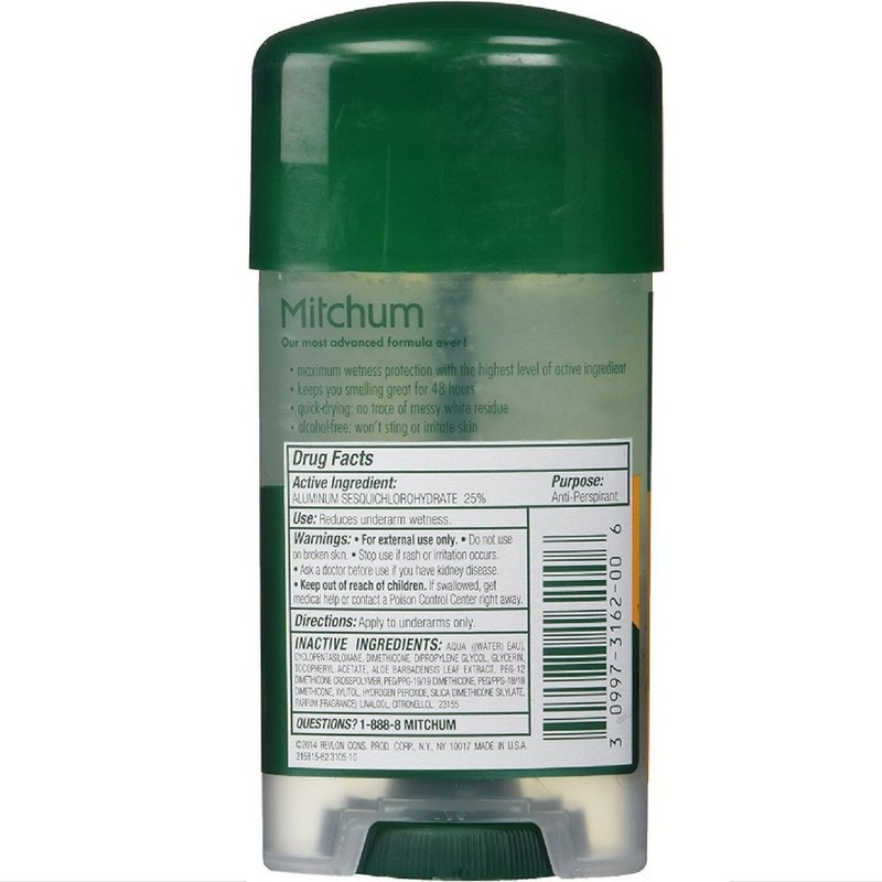 Mitchum Power Gel Anti-Perspirant Deodorant Sport 2.25 oz (Pack of
