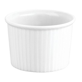 Pillivuyt Porcelain 11-Cup, 7-3/4-Inch Deep Classic Pleated Souffle Dish
