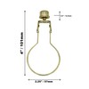 Creative Hobbies® Lamp Shade Light Bulb Clip Adapter Clip on