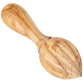 Naturally Med Olive Wood Lemon Juicer/Lemon Reamer - for Lemons, Limes, Citrus Squeezer. Handmade Wooden Juicer