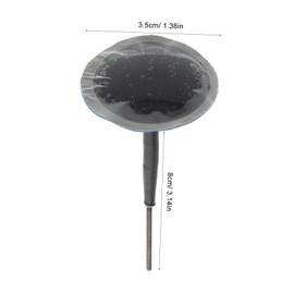 ULTECHNOVO 24pcs Heavy Duty Tire Repair Plugs Black Mushroom Nail Patches for Tubeless Tyres Professional Auto Repair Kit