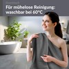 Lashuma Terry Towelling Bath Towel 70 x 140 cm Grey