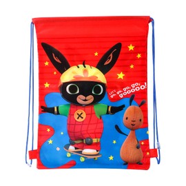 Zawadi Kids Drawstring PE Swimming Football Sports Travel Gym School Bag Lightweight, Multicolour, 44 x 33 (11055-9681)