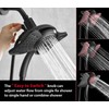 GRICH 2.5GPM Shower Heads with Handheld Spray Combo: High Pressure