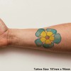 'Forget-Me-Not' Temporary Tattoo - Water Resistant, Skin-Safe, Non-Toxic Transfer (TO00058289)