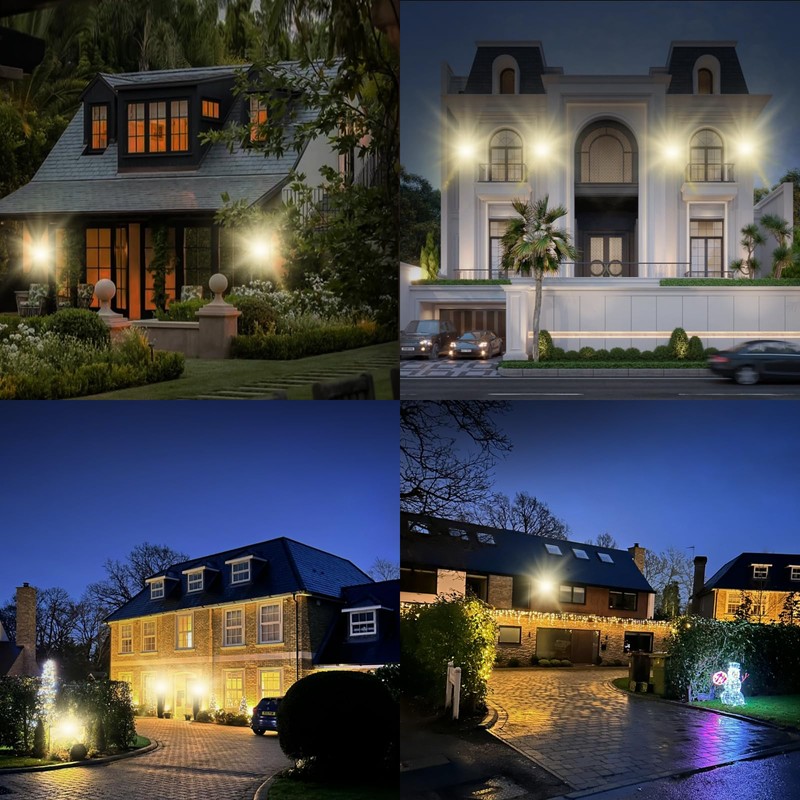 Gopretty 200W LED Flood Lights 2 Pack, 3000K Warm White