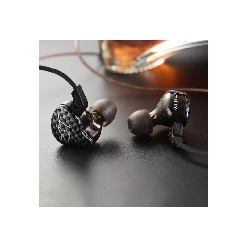 KZ Binden Audífonos Híbridos Kz Zst Pro Dual Drivers Para