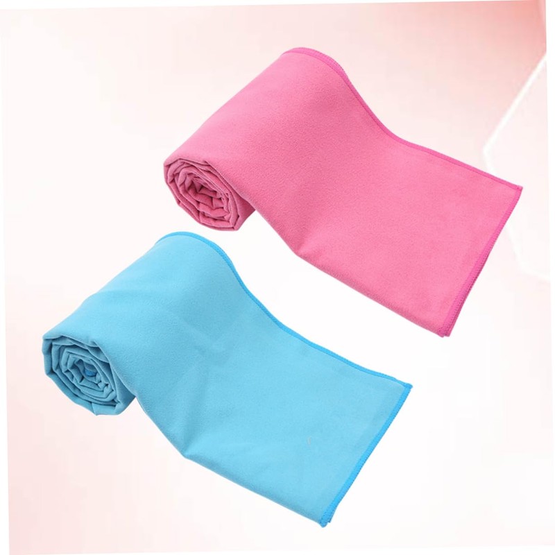 BIUDECO Microfiber Sports Towel Set 2 Pcs Quick Dry Polyester