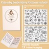 Patemby Patemby 50Pcs Water Soluble Embroidery Stabilizers, Stick and Stitch